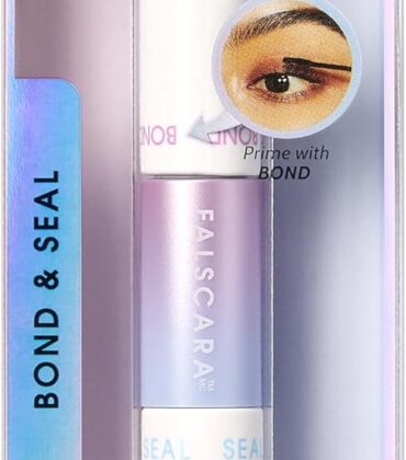 KISS Falscara DIY Eyelash Extension Bond & Seal Infused with Biotin & Vitamin E – Strong Gentle Comfortable Lash Adhesive for All Day Wear For Use With Falscara Lash Wisps, Remover, and Applicator