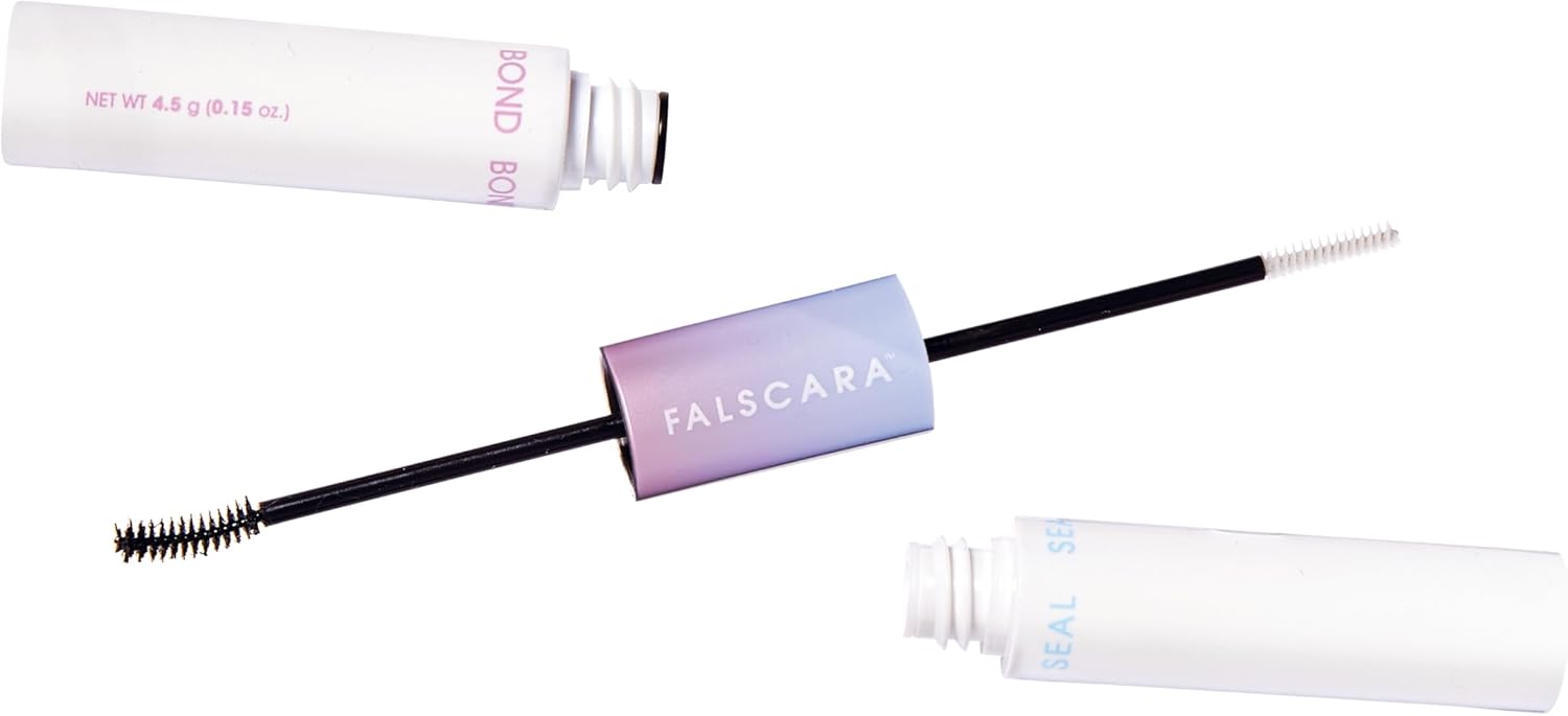 KISS Falscara DIY Eyelash Extension Bond & Seal Infused with Biotin & Vitamin E – Strong Gentle Comfortable Lash Adhesive for All Day Wear For Use With Falscara Lash Wisps, Remover, and Applicator - Image 5