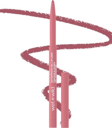 wet n wild Perfect Pout Matte Retractable Gel Lip Liner Pencil, Rich Creamy Long Lasting Color, Well-Defined and Flawless Application, Vegan & Cruelty-Free - Purple Lay Down the Mauves