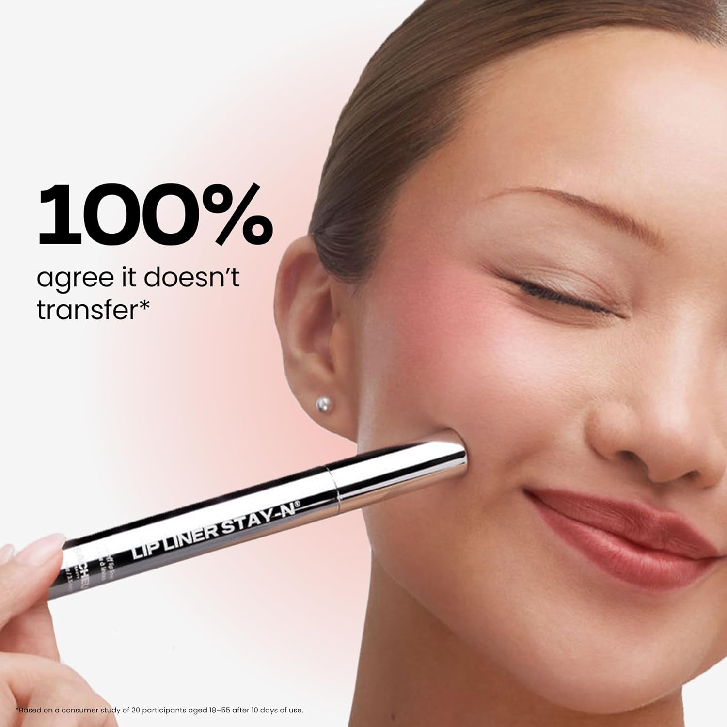 Sacheu Lip Liner STAY-N Peel Off Lip Stain — Long Lasting Waterproof Lip Tint with Hyaluronic Acid & Vitamin E — Transfer Proof Matte Finish, Vegan & Cruelty-Free (p-INKED) - Image 4